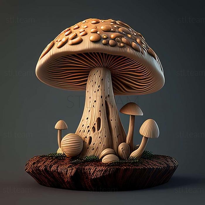 Animals 3d модель гриба